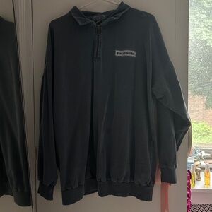 Blue Heavy Quarter Zip